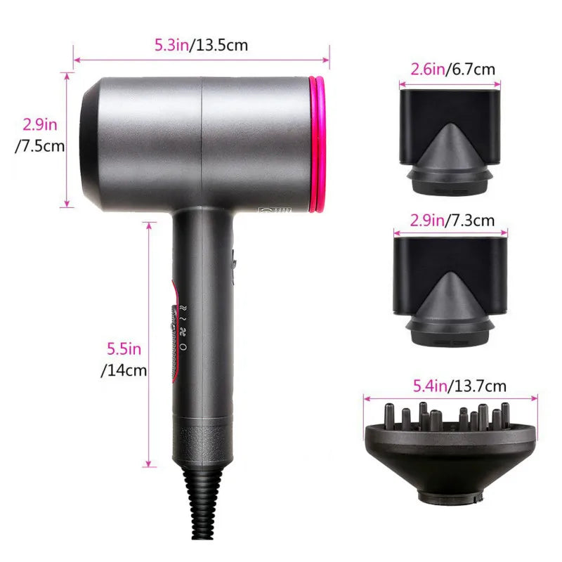 Hair Dryer Strong Wind Professional Hair dryer Salon Dryer Hot &Cold Wind Negative Ionic Hammer Blower Dry Electric Hair dryer